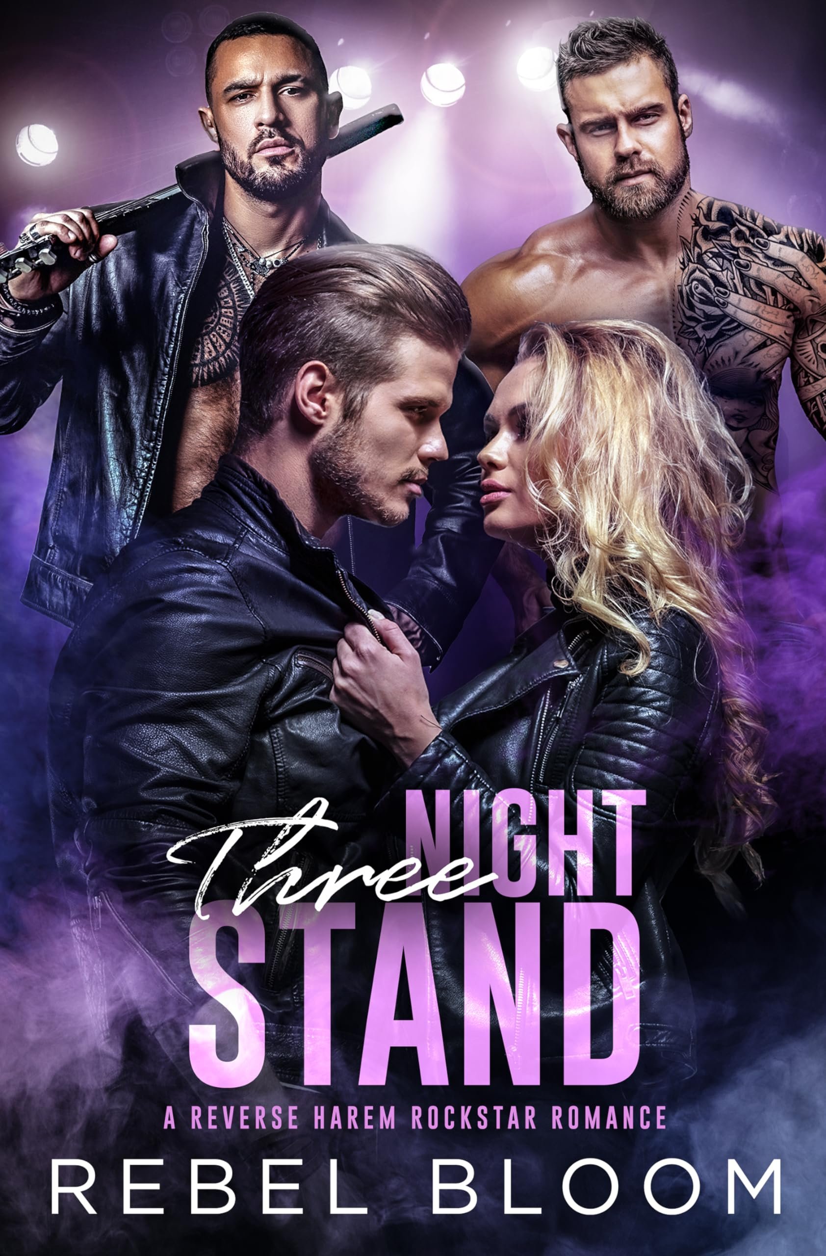 Three-Night Stand: An Age-Gap Reverse Harem Rockstar Romance Cover